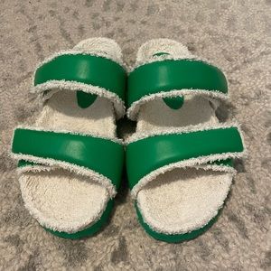 Gia X Pernielle Teisbaek double strap sponge sandal.